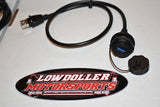 LOWDOLLER MOTORSPORTS Efi USB Bulkhead Connector and Cable for ECU PN: 356606