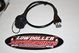 LOWDOLLER MOTORSPORTS Efi USB Bulkhead Connector and Cable for ECU PN: 356606