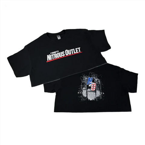 Nitrous Outlet Made In America Black T-Shirt SKU: 00-90007-XXL